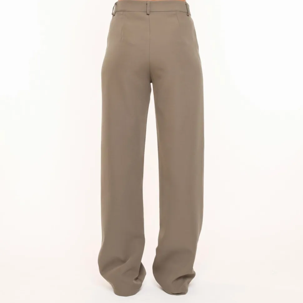 Olivia & Kate Army Green Basic-Pantalon Cheap