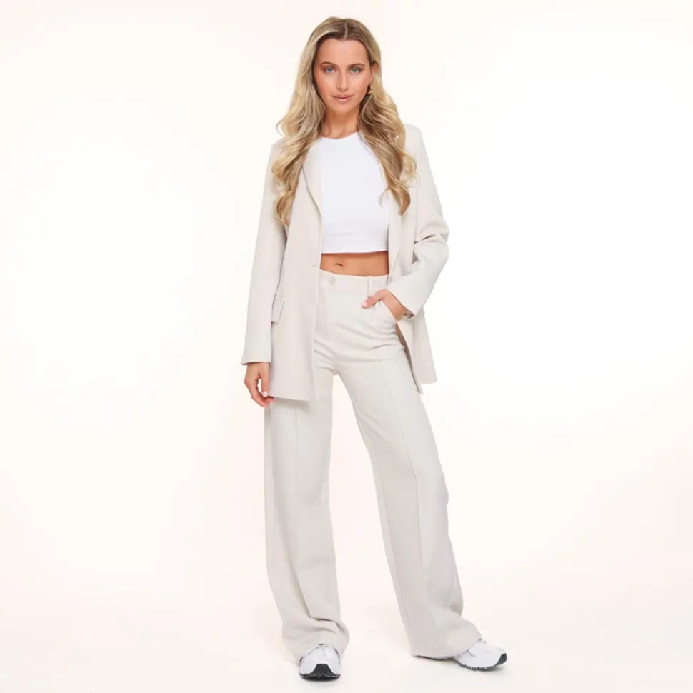 Olivia & Kate Beige Basic-Pantalon New