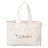 Olivia & Kate Beige Big Canvas-Bag New