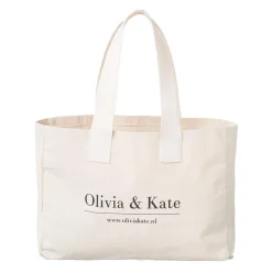 Olivia & Kate Beige Big Canvas-Bag New