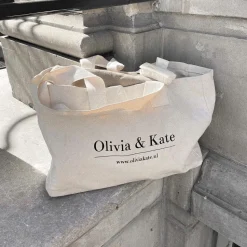 Olivia & Kate Beige Big Canvas-Bag New