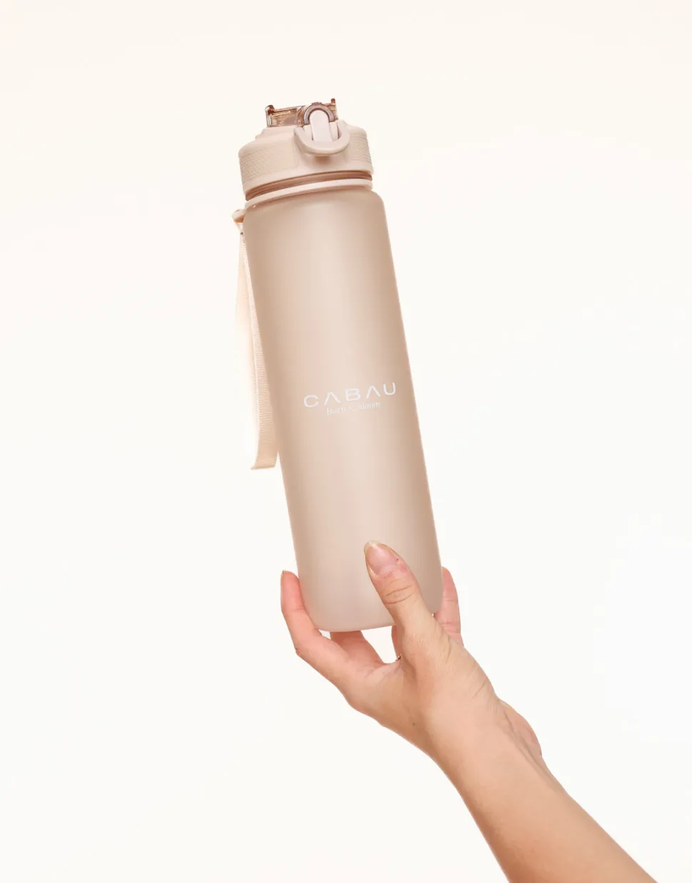 Olivia & Kate Beige Cabau Bloom-Water Bottle Shop