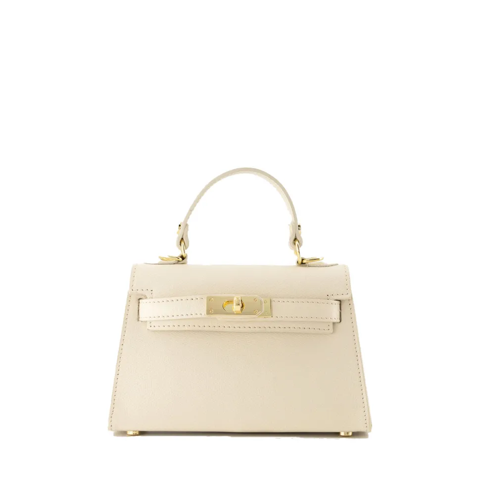 Olivia & Kate Beige Golden Details-Bag Flash Sale
