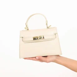 Olivia & Kate Beige Golden Details-Bag Flash Sale