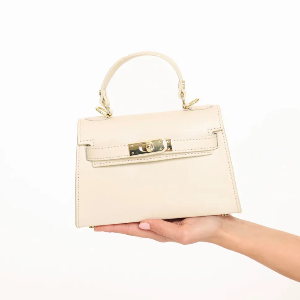 Olivia & Kate Beige Golden Details-Bag Flash Sale