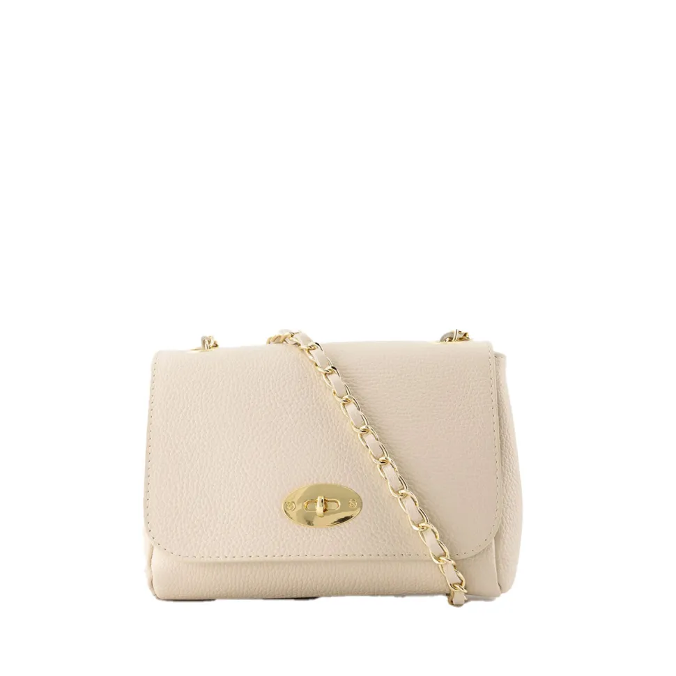 Olivia & Kate Beige Leather Crossbody-Bag Sale
