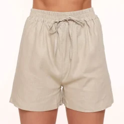 Olivia & Kate Beige Linen-Short New