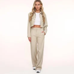 Olivia & Kate Beige Studio-Pantalon Hot