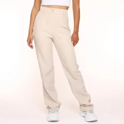 Olivia & Kate Beige Tracie Straight-Pantalon Store