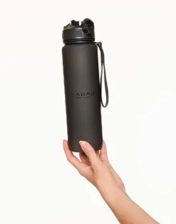 Olivia & Kate Black Cabau Bloom-Water Bottle Best Sale