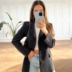 Olivia & Kate Black Classic-Blazer Shop