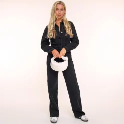 Olivia & Kate Black Denim Ls-Jumpsuit Store