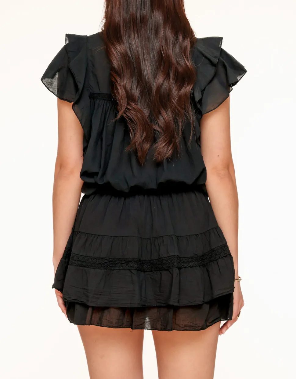 Olivia & Kate Black Details Ruffle-Skort Online