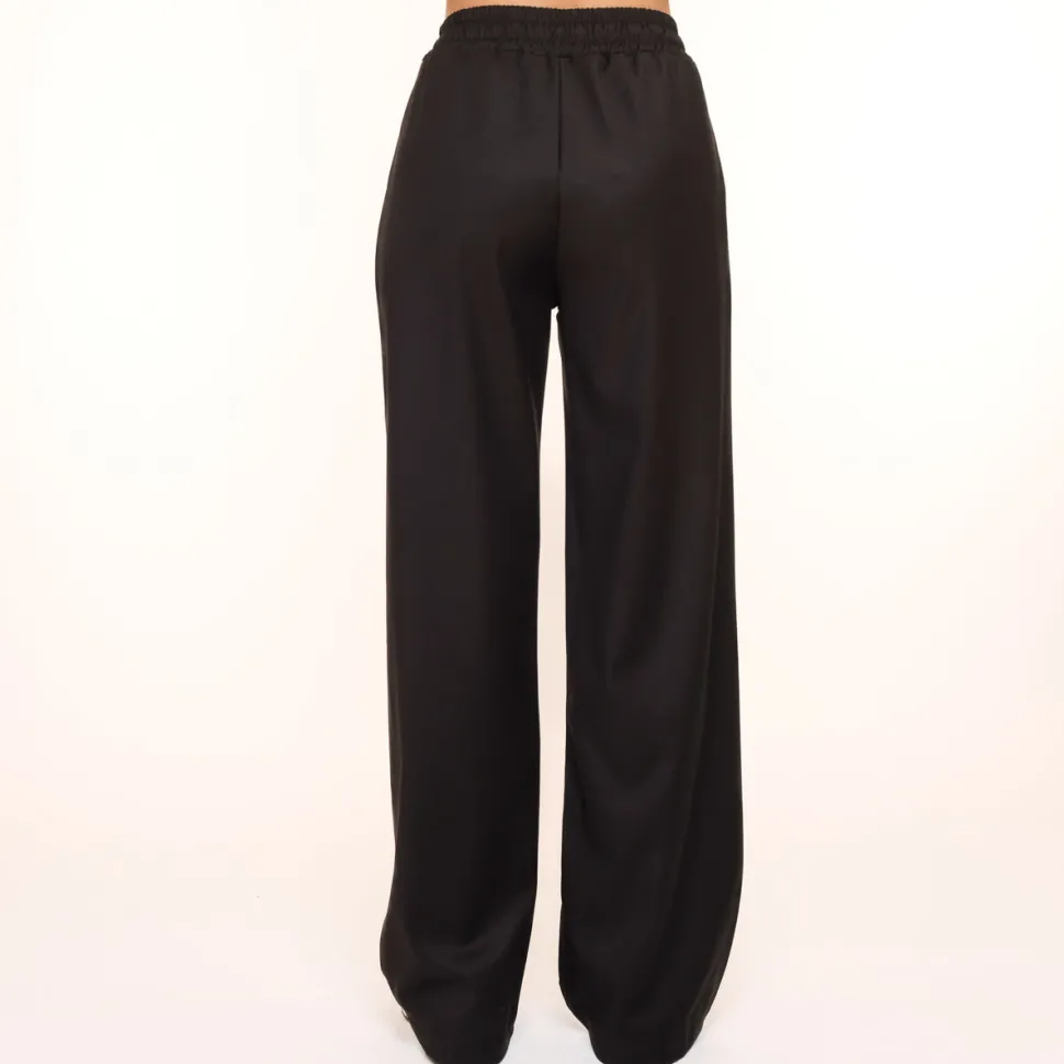 Olivia & Kate Black Elastic Seams-Pants Online