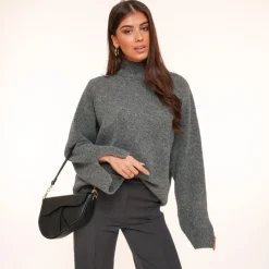 Olivia & Kate Black Leather Saddle-Bag Fashion