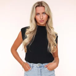 Olivia & Kate Black Spencer-Top Outlet
