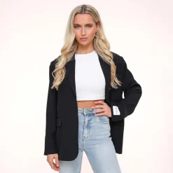 Olivia & Kate Black Studio Basic-Blazer Cheap