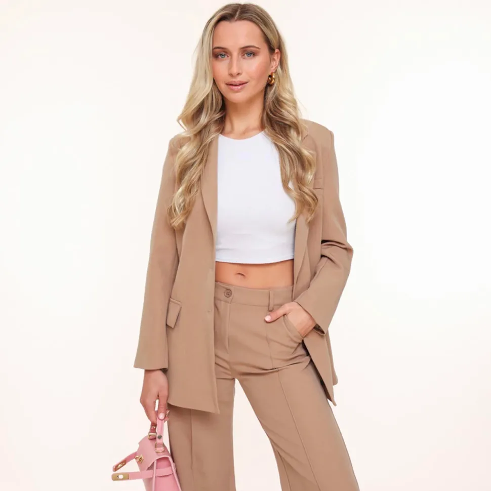 Olivia & Kate Camel Basic-Blazer Shop