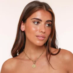 Olivia & Kate Coin Chain Golden-Necklace Outlet
