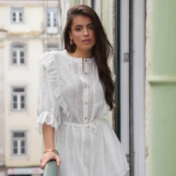 Olivia & Kate Creme Details-Playsuit Cheap