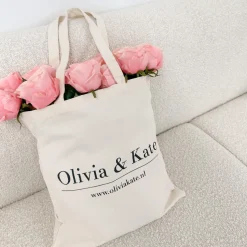 Olivia & Kate Creme Canvas-Bag New