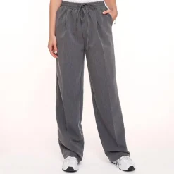 Olivia & Kate Dark Grey Studio White Edge-Pantalon Clearance