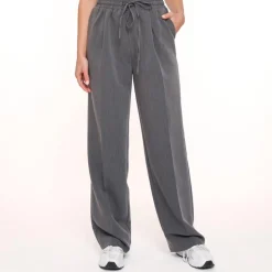 Olivia & Kate Dark Grey Studio White Edge-Pantalon Clearance