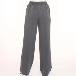 Olivia & Kate Dark Grey Studio White Edge-Pantalon Clearance