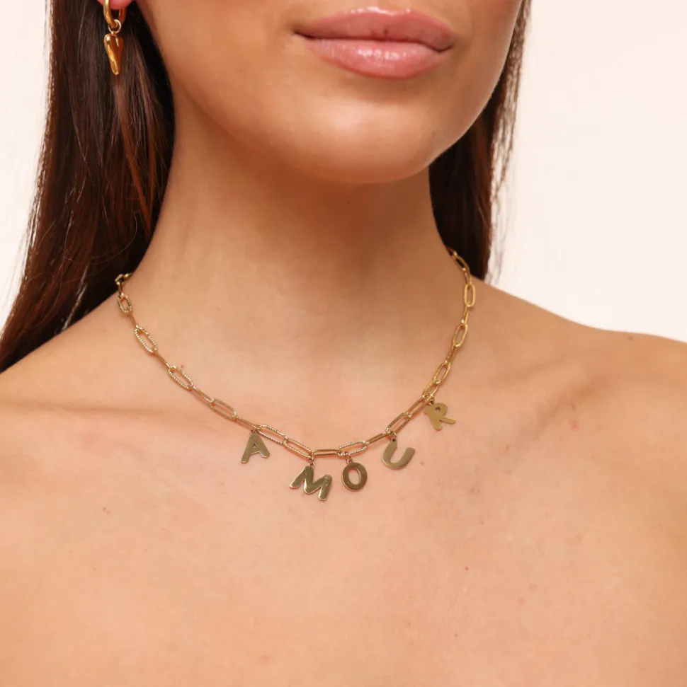 Olivia & Kate Golden Chain Amour-Necklace Flash Sale