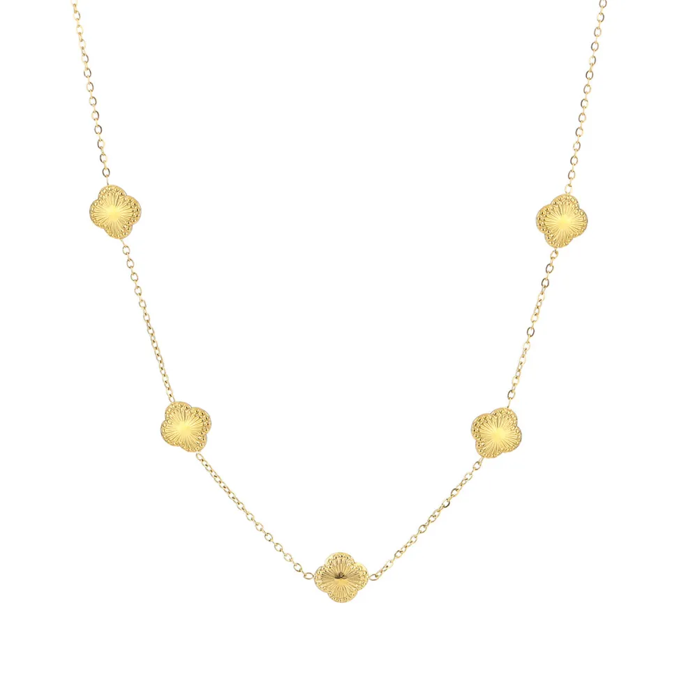 Olivia & Kate Golden Clover-Necklace Best