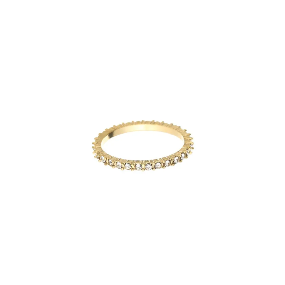 Olivia & Kate Golden Crystals-Ring Discount