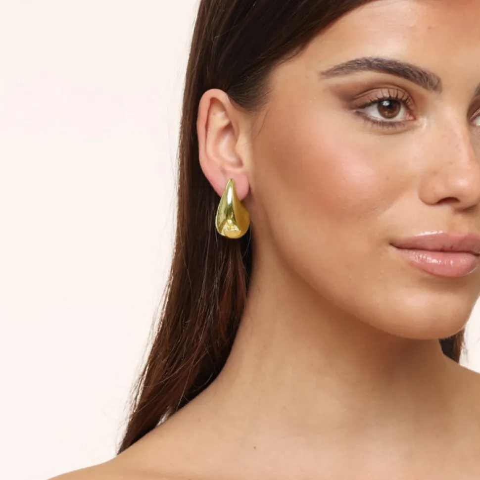 Olivia & Kate Golden Drup-Earrings Cheap