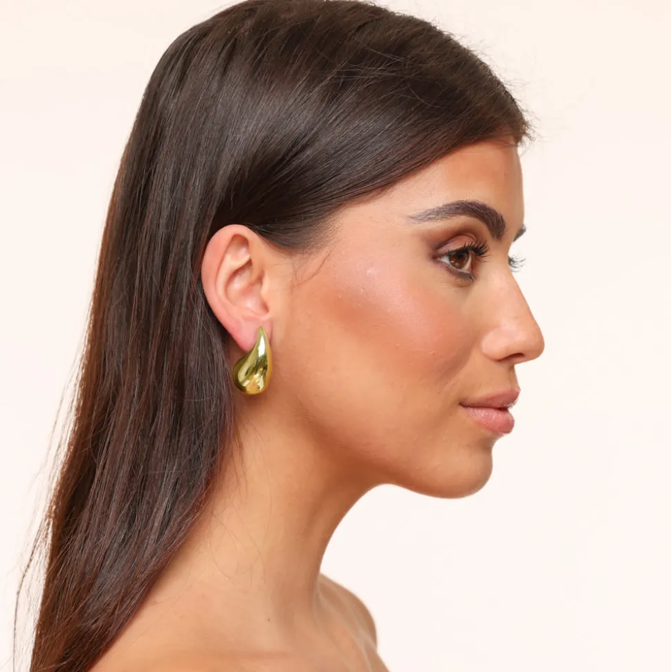 Olivia & Kate Golden Drup-Earrings Cheap