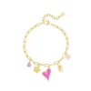 Olivia & Kate Golden Small Pendants Chain-Bracelet Best