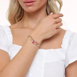 Olivia & Kate Golden Small Pendants Chain-Bracelet Best