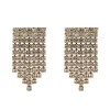 Olivia & Kate Golden Square Stras-Earrings New
