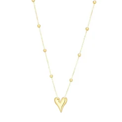 Olivia & Kate Golden Statement Hartjes-Ketting Hot