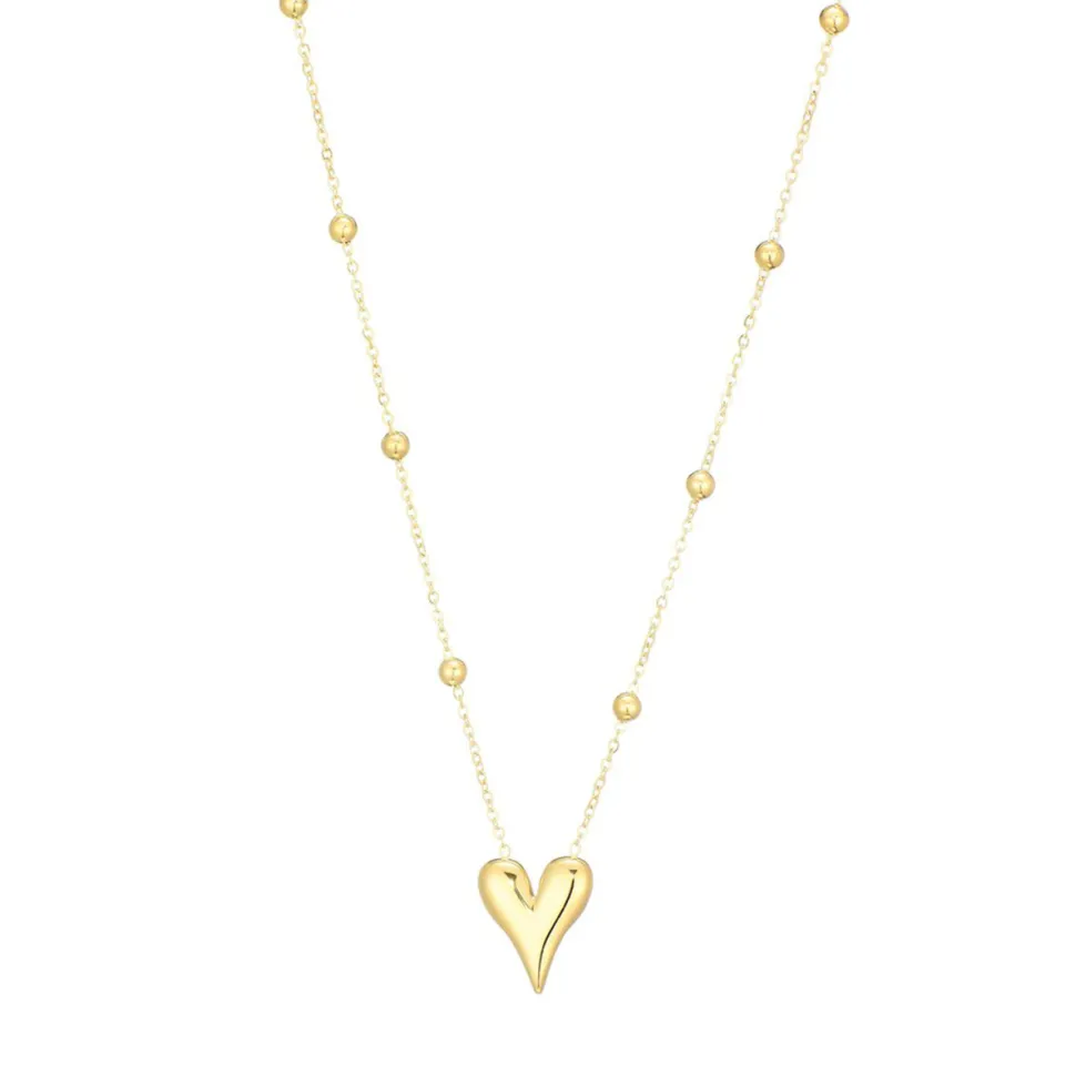Olivia & Kate Golden Statement Hartjes-Ketting Hot