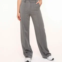 Olivia & Kate Grijze Basic-Pantalon Cheap