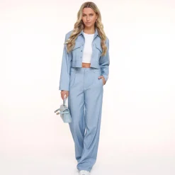 Olivia & Kate Jeans Blue Studio Cropped-Jacket Cheap