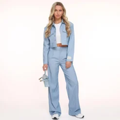 Olivia & Kate Jeans Blue Studio Cropped-Jacket Cheap