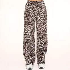 Olivia & Kate Leopard Loose Fit-Pants Clearance