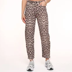 Olivia & Kate Leopard Mom Ankle-Jeans Sale
