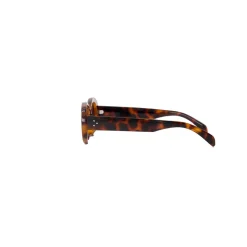 Olivia & Kate Leopard Oval-Sunglasses Hot