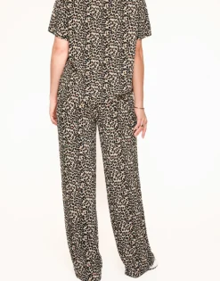 Olivia & Kate Leopard Pleated-Pants Cheap