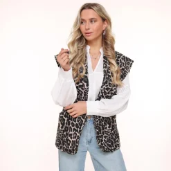 Olivia & Kate Leopard-Gilet Store