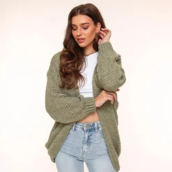 Olivia & Kate Light Green Wool Yasmine-Cardigans Discount