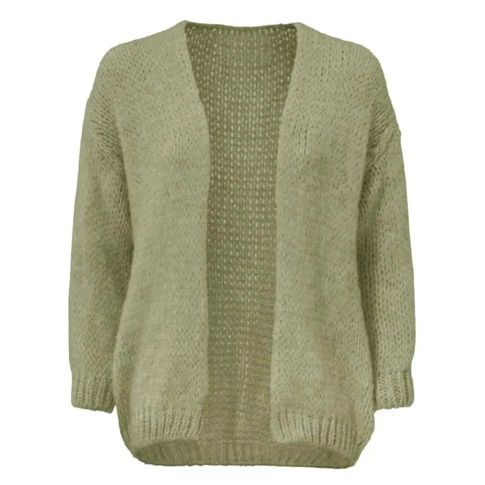 Olivia & Kate Light Green Wool Yasmine-Cardigans Discount