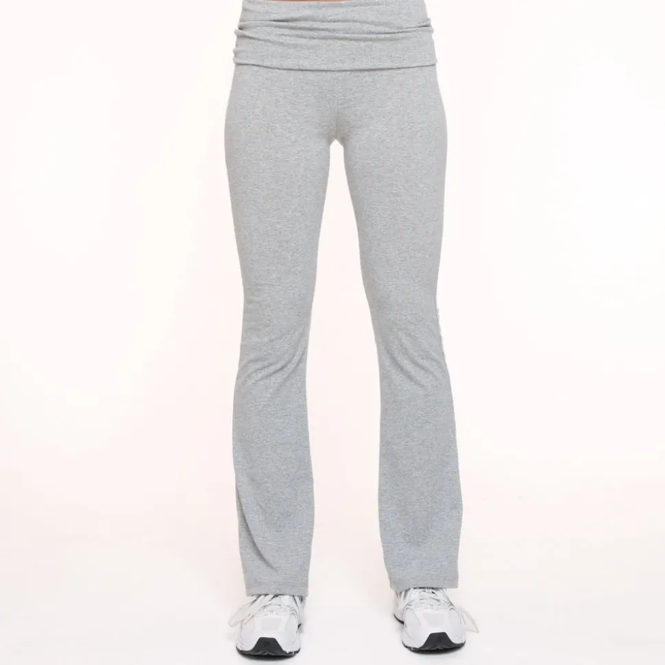 Olivia & Kate Light Grey Turned Edge Petite-Trouser Outlet