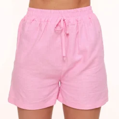 Olivia & Kate Light Pink Linen-Short Sale